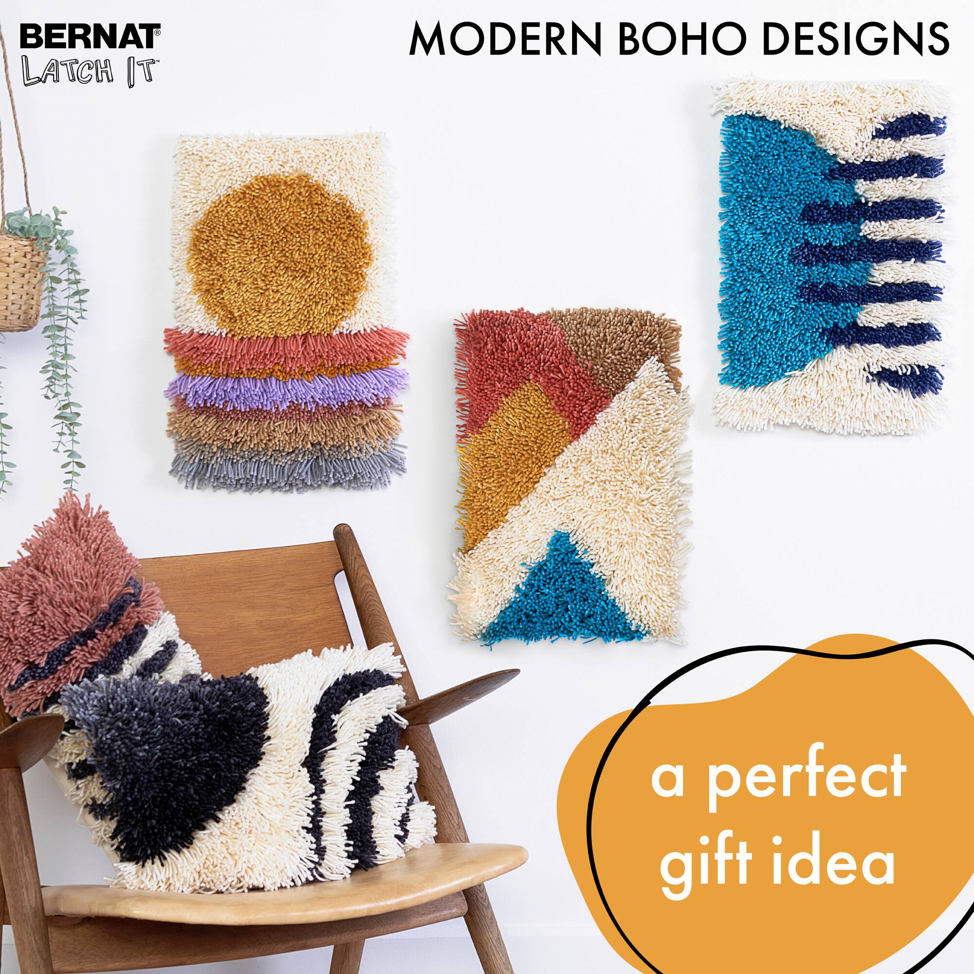 Bernat® Latch It™ Winding Road Boho Yarn Kit